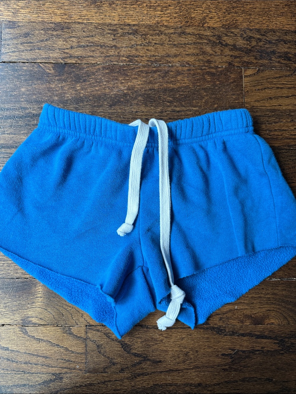 Katie J NYC Bright Blue Fleece Piece with Black Label
